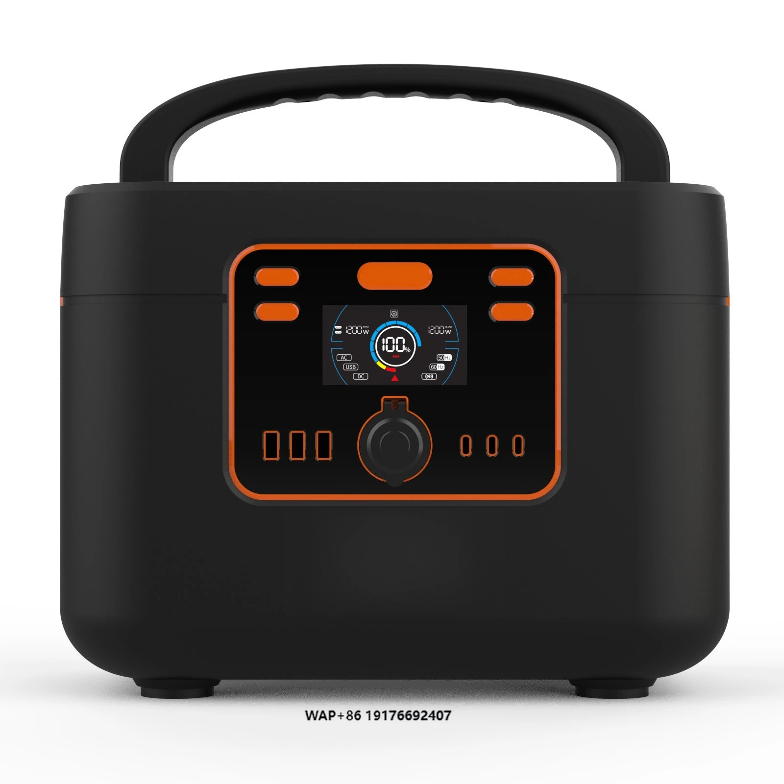 

700W Portable Power Bank Station White 220V Outdoor Power Supply 1 Hour Charge 80% Car Source Lithium Ion MPPT EU US UK AU