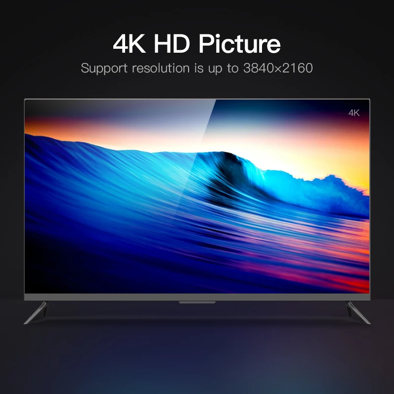 Vention kompatybilny z HDMI przedłużacz 4K 60Hz przedłużacz v2.0 kabel męski na żeński do HDTV przełącznik do nintendo PS4/3 zgodny z HDMI