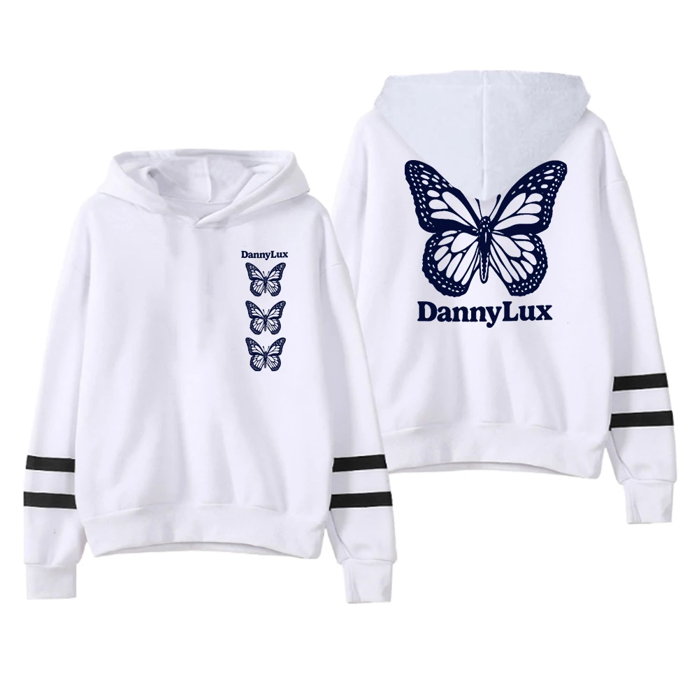 DannyLux Butterfly Hoodie 2023 World Tour Merch Pocketless Parallel Bars Sleeve Streetwear Men Women Sweatshirt Fashion Clothes