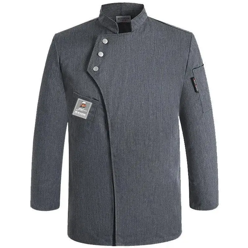 Chef Uniform Short Sleeve Restaurant Chef Kitchen Work Uniforms Solid Catering Service Uniforms