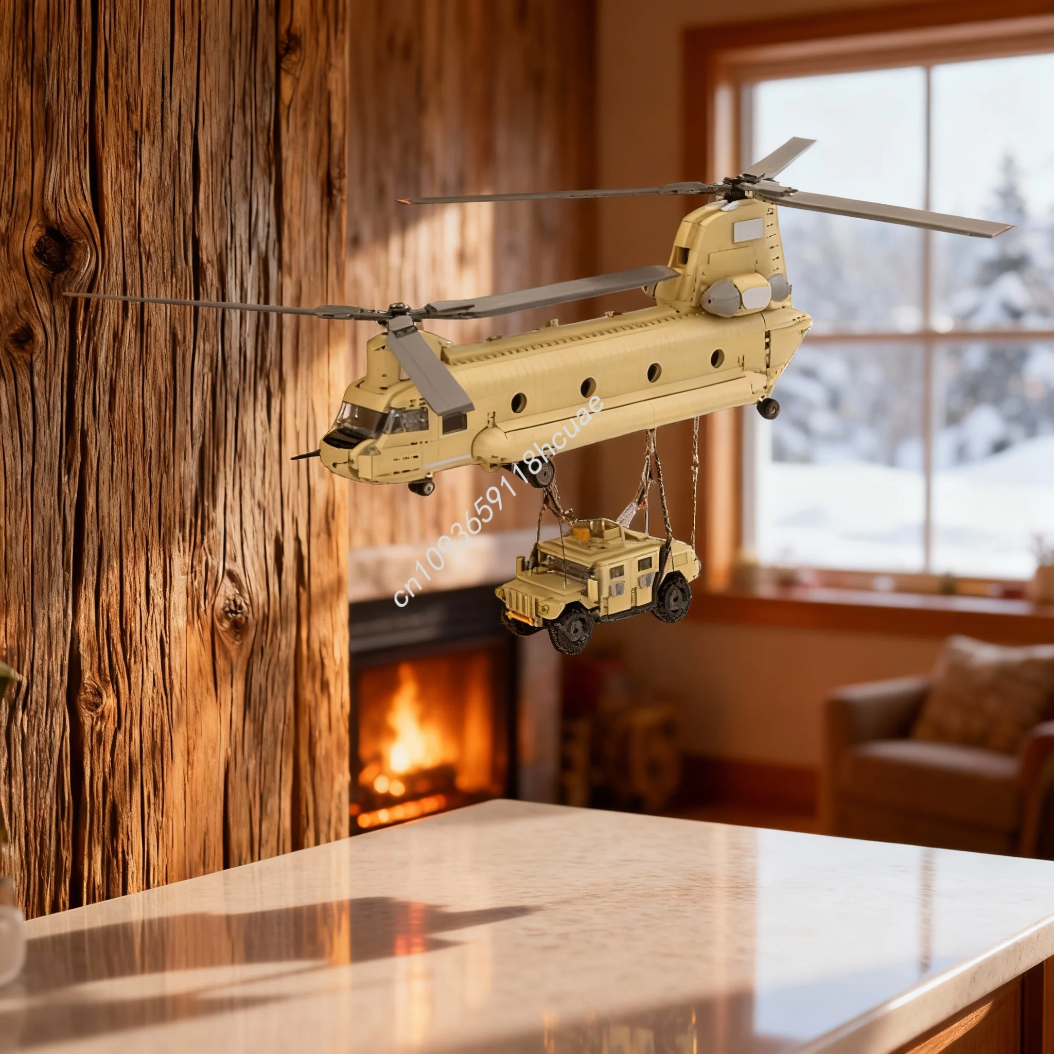 1549pcs MOC Boeing CH F Chinook 1 Minifig Scale Creator Model Building Blocks Christmas Gifts Architecture Toy Kids Brick