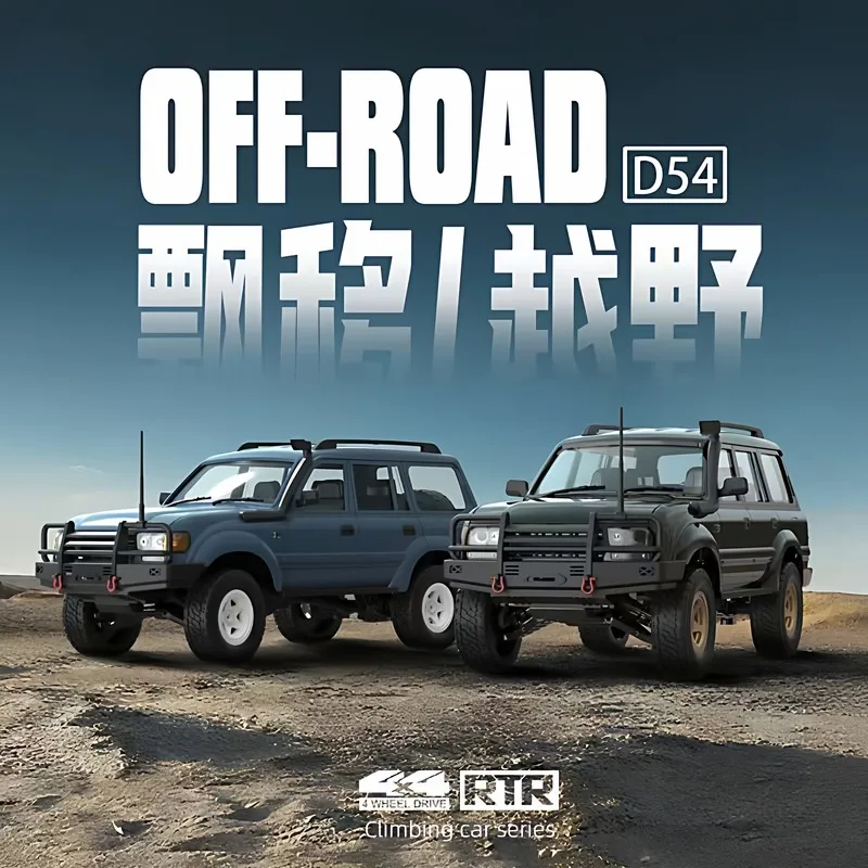 

WPL D54 RC Off Road Drift Car 1/16 Scale 4WD Full Proportional Control Classic Replica Vehicle For RC Hobby Enthusiasts