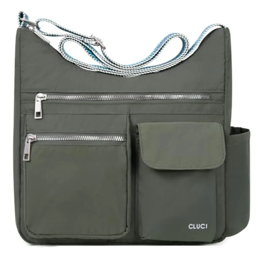 

CLUCI Travel Purses for Women, Waterproof Nylon Crossbody Bags for Woman Trendy, Anti Theft Shoulder Handbags for Ladies