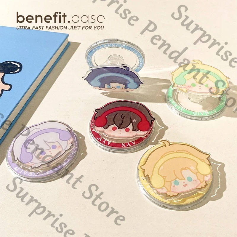 Для всех времен амбита Ayn Al Cina Rorschach Clarence Изумрудная версия Q, милый магнитный держатель для телефона с большой головкой и подушкой безопасности