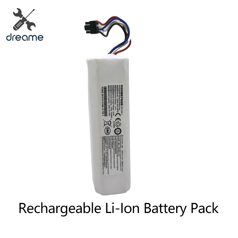 Original Battery for Dreame Robot Vacuum Mop Cleaner D9 F9 L10 L10 Pro 5200mAh Lithium-ion Battery Pack 4INR19/66-2