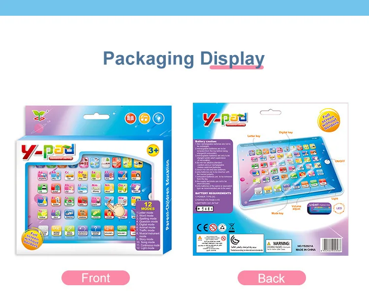 Macchina per l'apprendimento dei bambini giocattoli macchina per la lettura del punto inglese luminoso cognizione educativa precoce giocattoli per bambini Montessori regalo