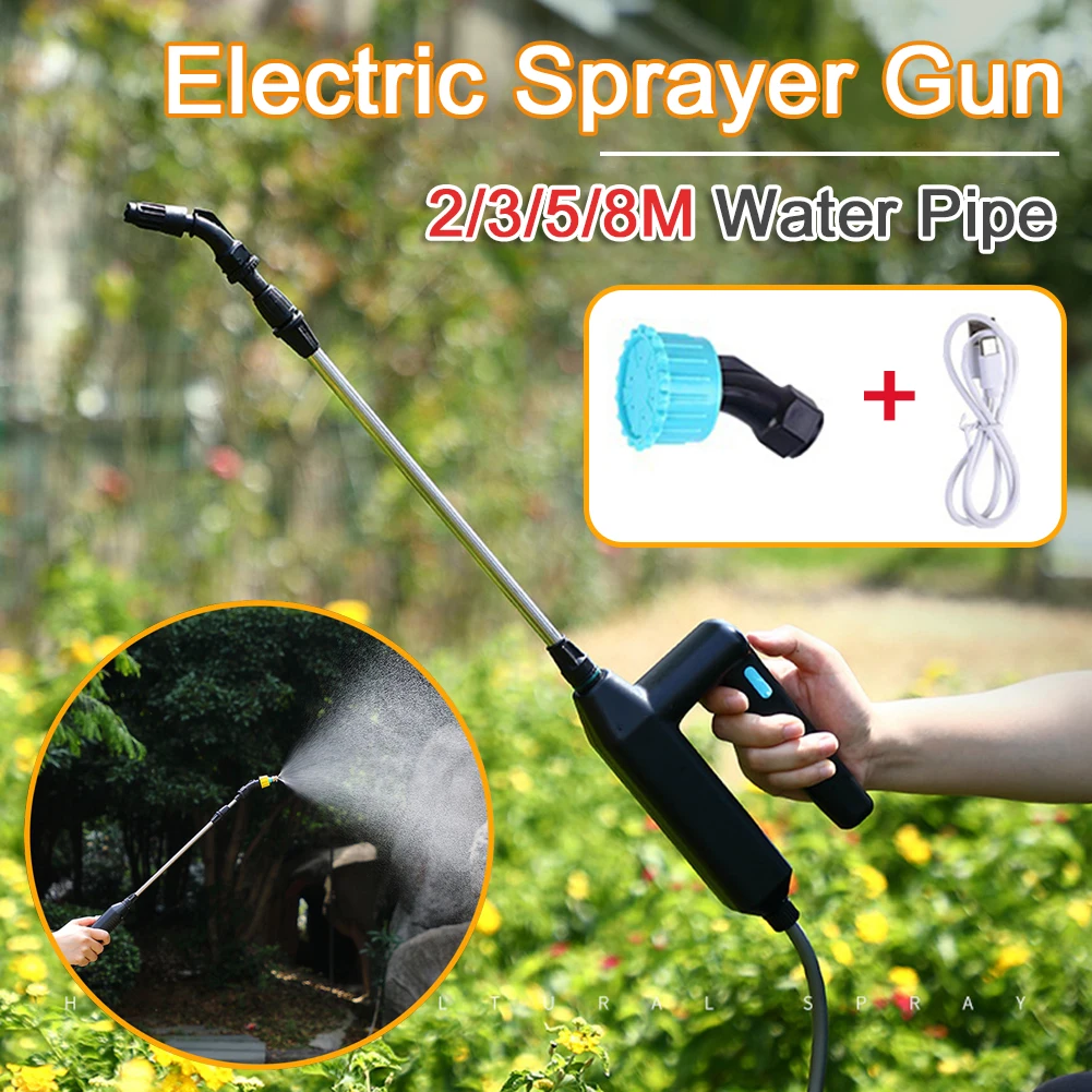 電動スプレーガンガーデン自動噴霧usbプラント噴霧器ボトル高圧スプリンクラー散水ガーデン灌漑