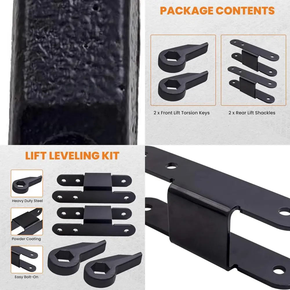 

Комплект выравнивания подъема, торсионные ключи и задние скобы 1–3 дюйма для Chevy S10 Blazer S15 Jimmy 1982–4 4WD Pickup