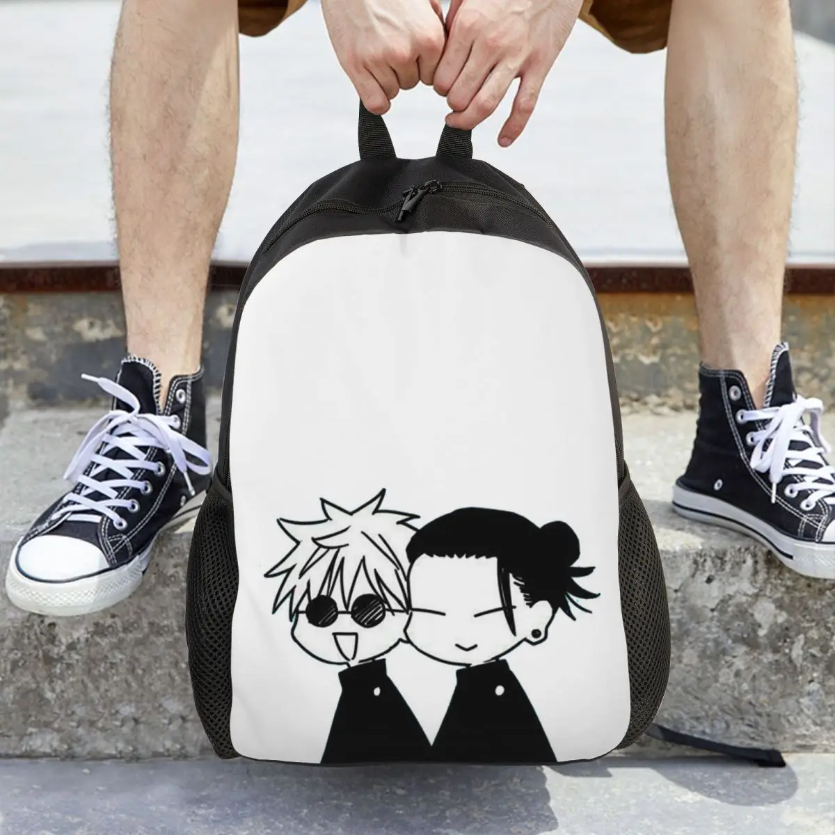 

Рюкзак Gojo Satoru And Geto Suguru, вместительный рюкзак для детей, школьная сумка, сумки на плечо для мужчин и женщин