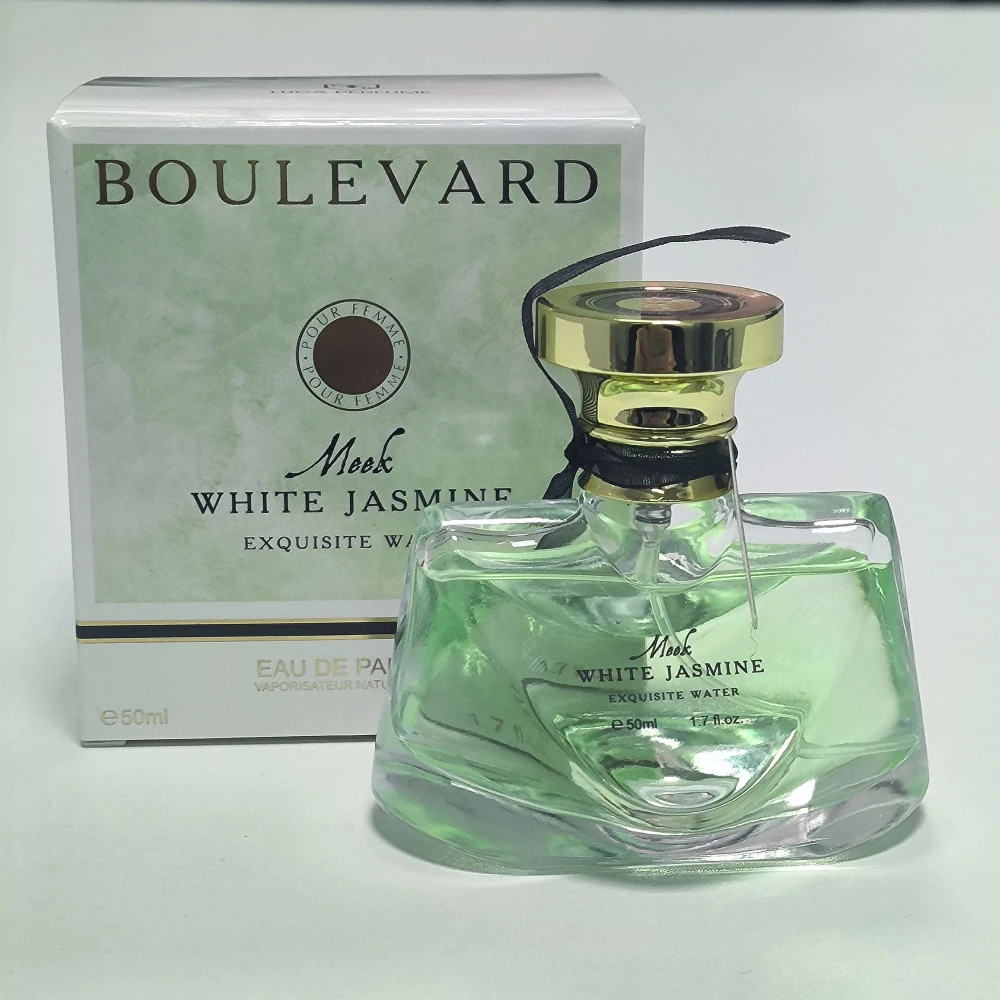 Luksusowy perfumy w sprayu z motywem jasminu nocnego, kreatywny design buteleczki w kształcie diamentu, elegancki damski woda toaletowa, długotrwały, wykwintny zapach.