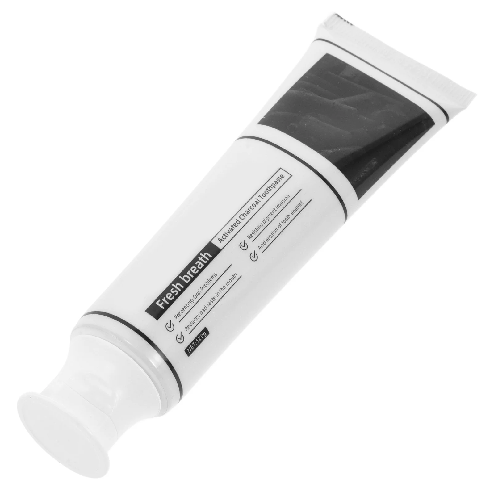 

Activated Carbon Toothpaste 144g Natural Coconut Oil Blend Enamel Strengthening Cavity Fighting Fresh Breath Whitening Formula