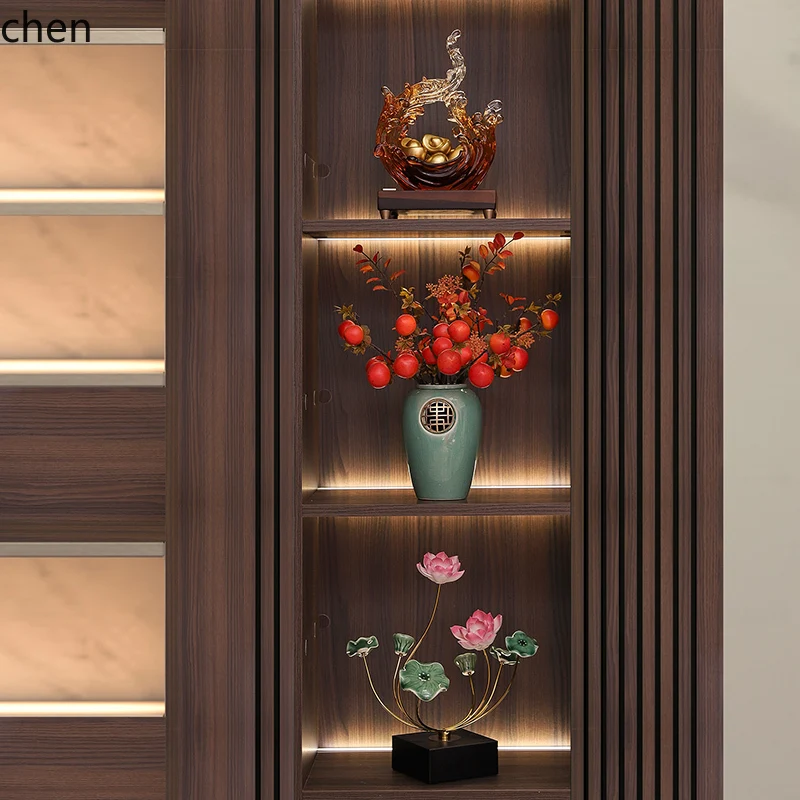 QZT Ceramic Vase Ornament for Living Room Entrance Coffee Table TV Cabinet Festive Decoration