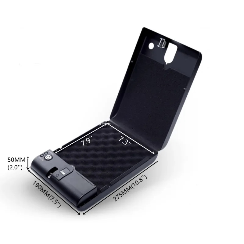 European Style Gun Safe with Rubberized Keypad Lock, 4-Digit PIN Access, and Moisture Resistance Solid Steel Construction