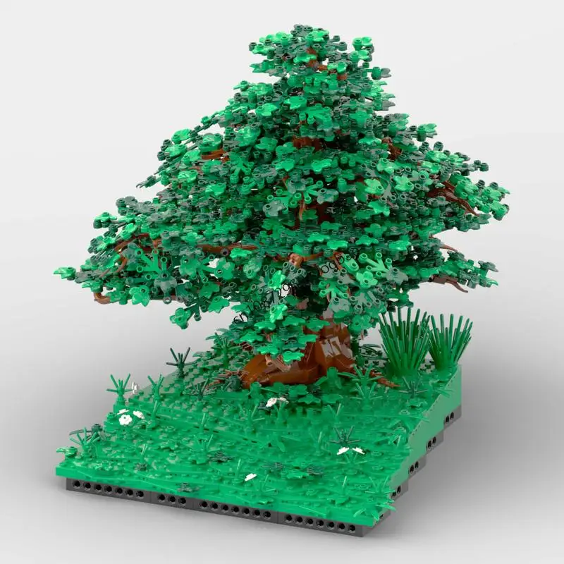 New 1923Pcs Famous The Rings Movie Series Moc Bag End Modul Old Oak Model Diy Custom Puzzle Creative Ideas Kid Toy Birthday Gift