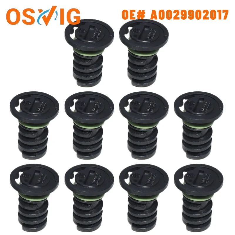 4PCS OE#A0029902017 257881001 A00299012017KIT Plastic oil drain screws suitable for the oil pan of Mercedes-Benz models
