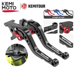 KEMIMOTO Alavanca de freio e embreagem ajustável compatível com Yamaha Raptor 700 700R YFM 125 250 350 660 700 YFM125R YFM250R 2006-2024