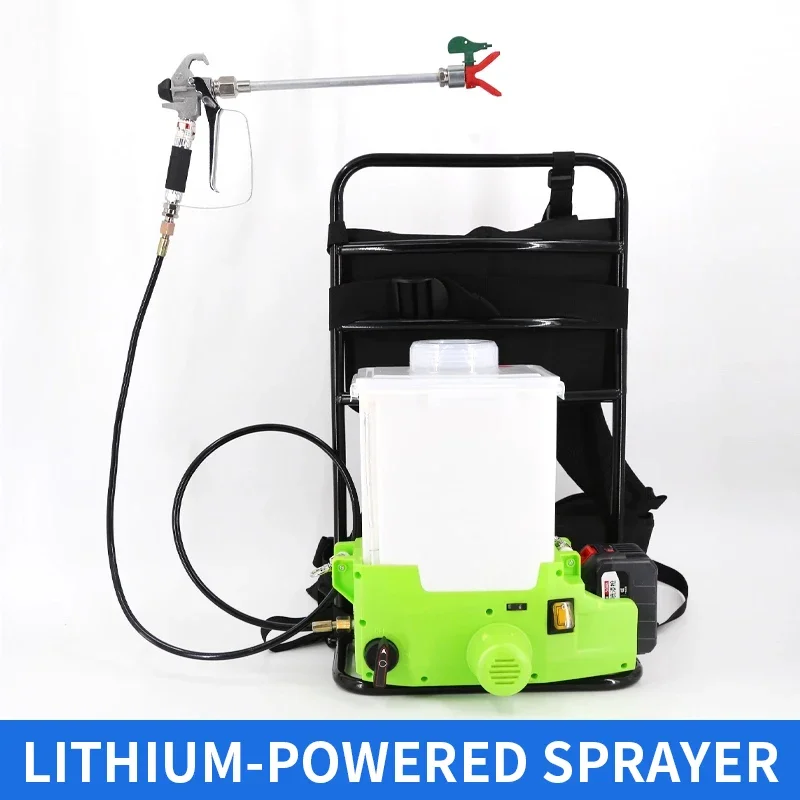 NF Portable Electric High-Pressure Airless Handheld Lithium-Ion Sprayer for Latex Paint - Multifunctional Backpack Plunger-Type