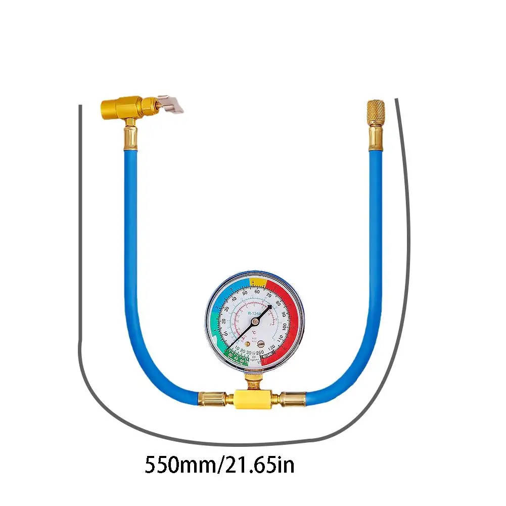 Car Air Conditioning Refrigerant Charging Hose Kit Refrigerant Fluorinated Tube R134A Adapter Air Conditioner Filling Tool