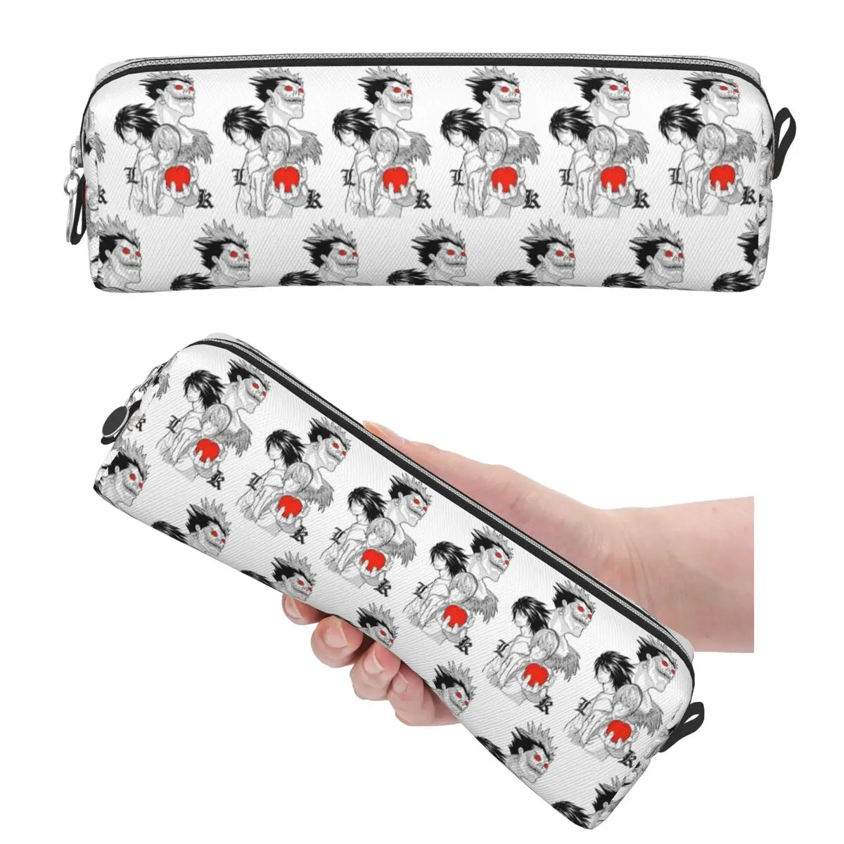 Death Book Death Note Anime Pencil Cases for Student School Pen Box Pencil Bag Large Storage Pencil Pouch Pen Holder