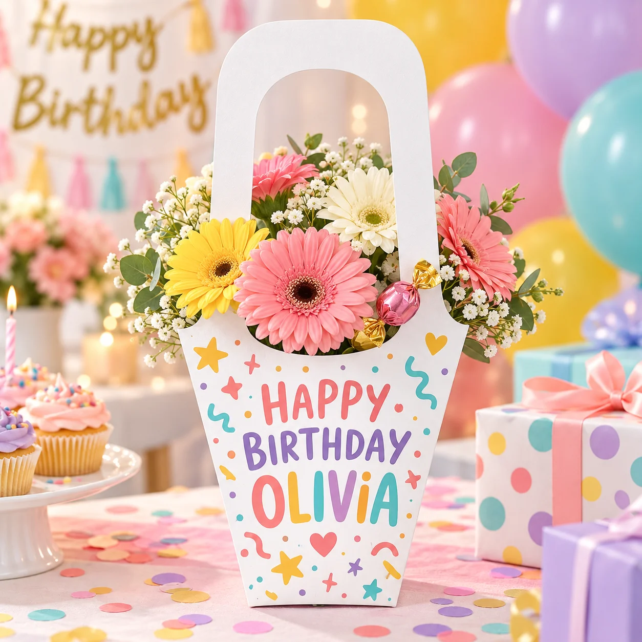 Personalizowana torba na kwiat – Flower Wrap Kraft recenzja i cena