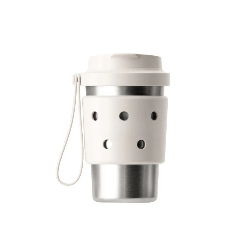 

Dongdong coffee cup children's high-value portable straw, water cup accompanying 316L stainless steel thermos cup
