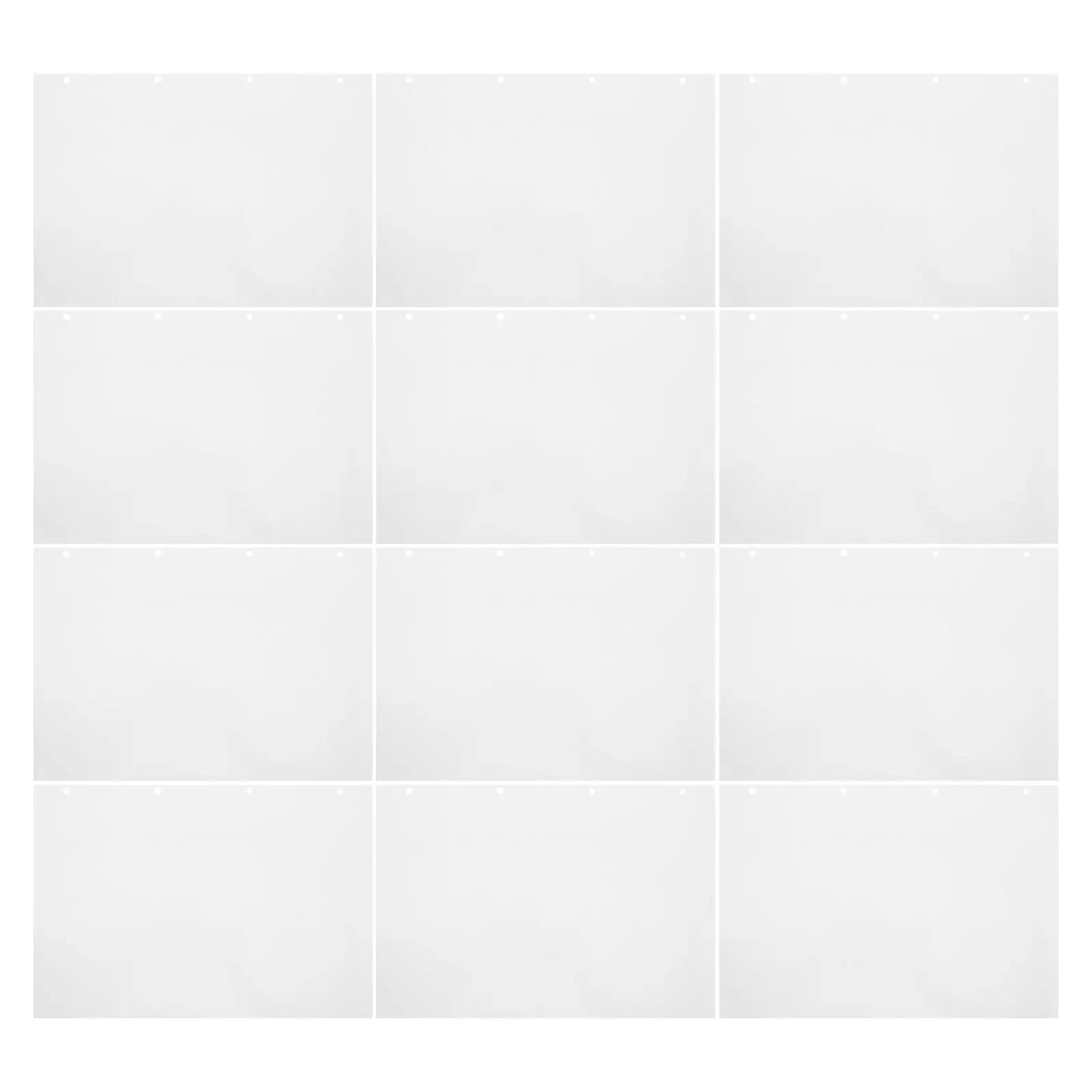 50Sheets Double-Sided A4 Release Paper for Sticker Collecting Album Binder Refill Blank Sticker Book Pages for Decal Collection