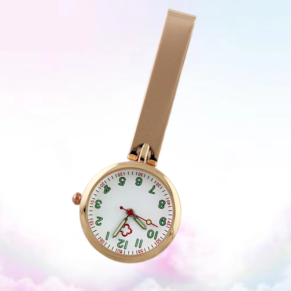

Premium Material Nurse Watch Rose Gold Clear Timekeeping Night Light Creative Doctor Gift