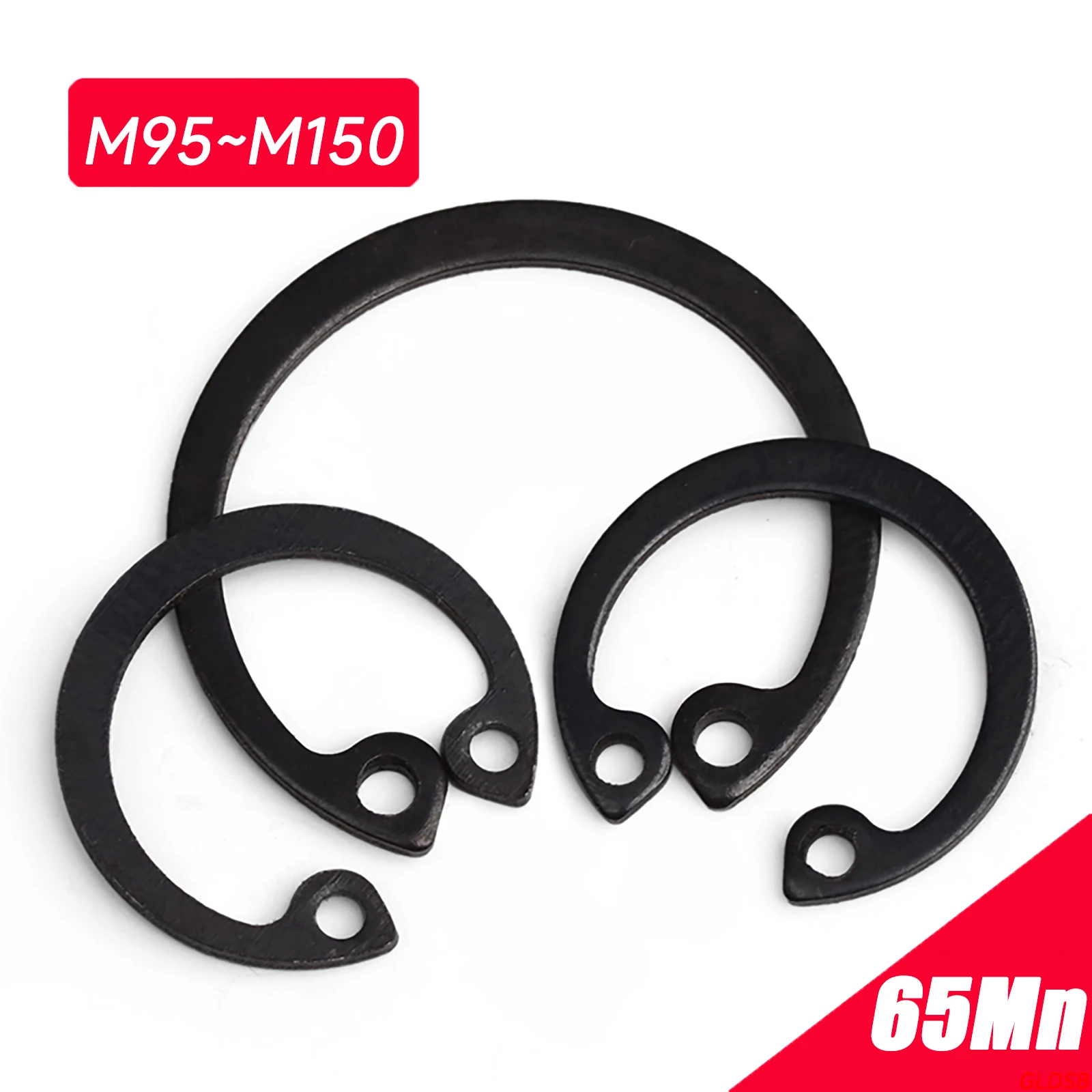 95mm 100mm 110mm - 150mm C Type Internal Circlips Snap Lock C-Clips 65 Manganese Steel Hole Retaining Ring Clamp Spring DIN 472