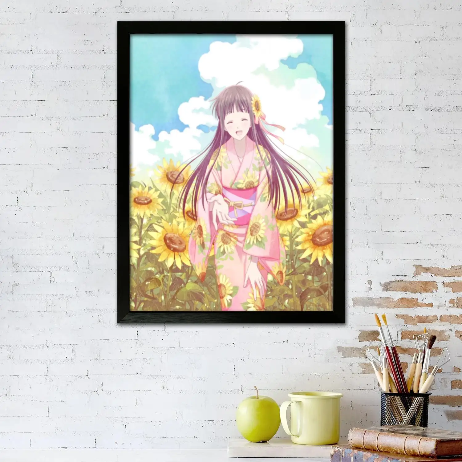 Fruits Basket Canvas Art Poster and Wall Art, Picture Print, Modern Family, Bedroom Decor, Posters,Decorative painting