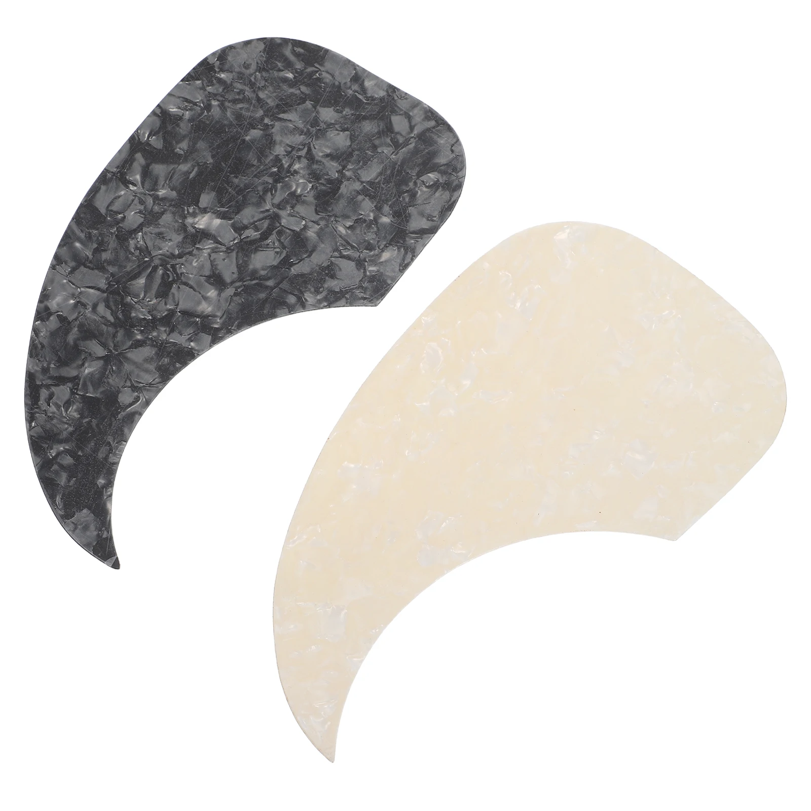 

2Pcs Waterdrop Acoustic Guitar Pickguard Self-Adhesive Scratch Plate for Folk Instruments Stylish and Protective