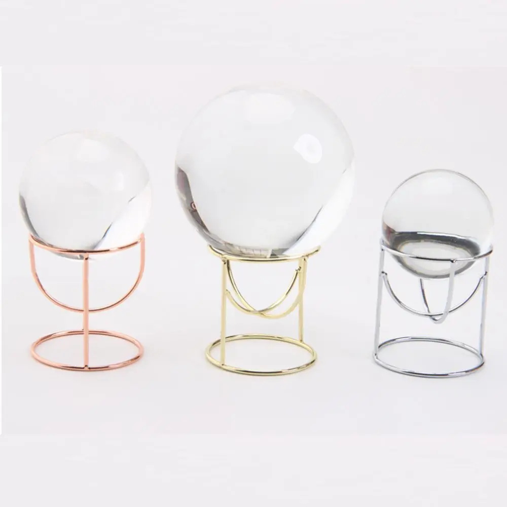 Durable Photography Lensball Divination Collection Sphere Stone Base Display Stand Crystal Ball Holder