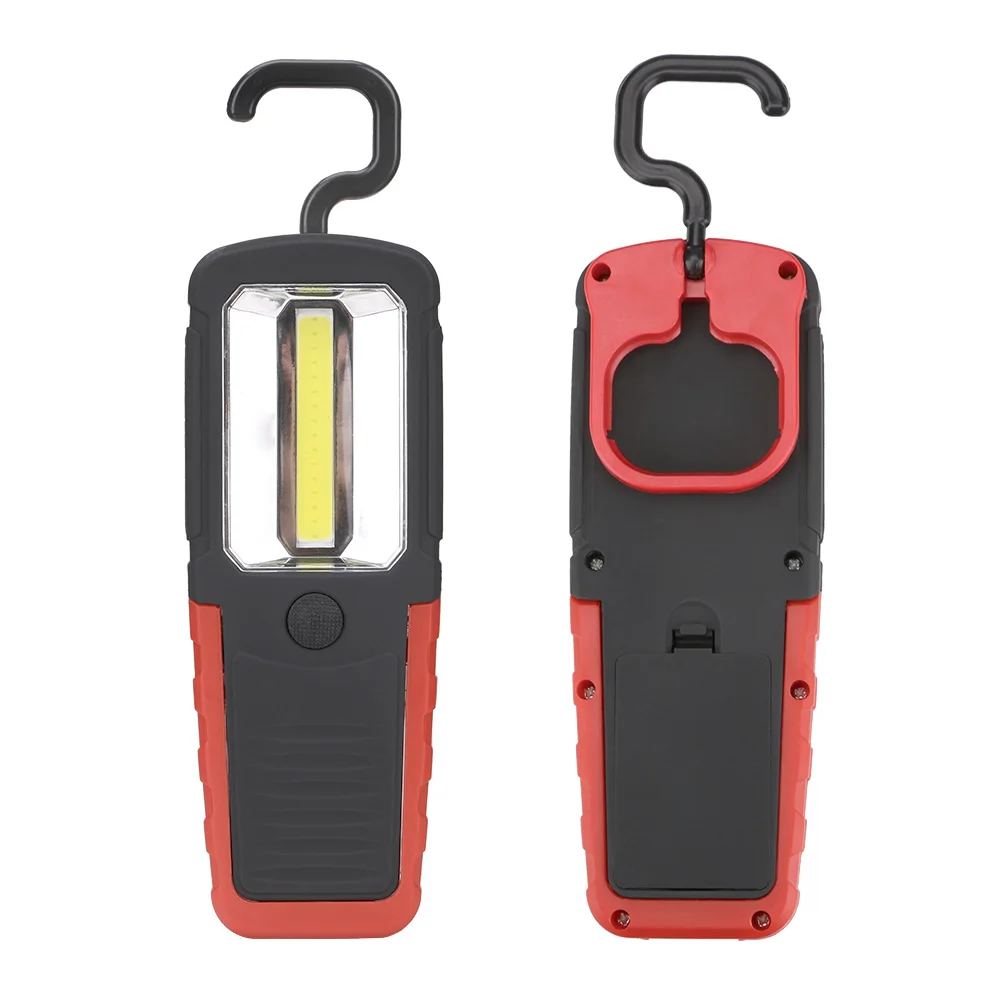 

COB LED Flashlight Magnetic Working Light Portable Torch 360 Degree Hanging Hook Lantern for Tent Camping Fishing Car Repairing