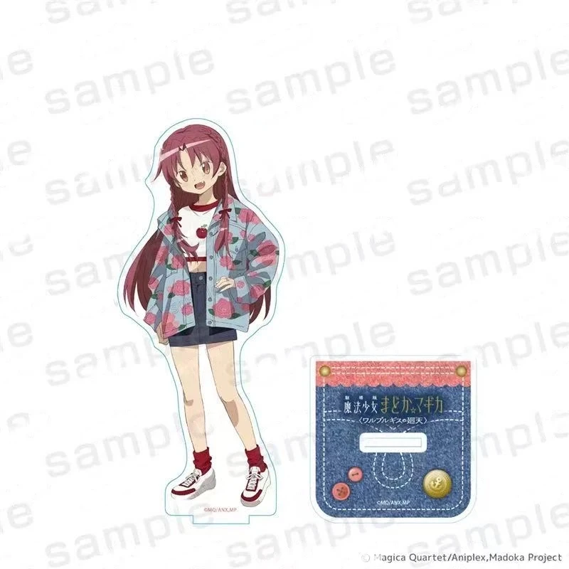 Puella Magi Madoka Magica Anime Figure Akemi Homura Acrylic Stand Miki Sayaka Model Prop Keyring Sakura Kyouko Desk Ornament Toy