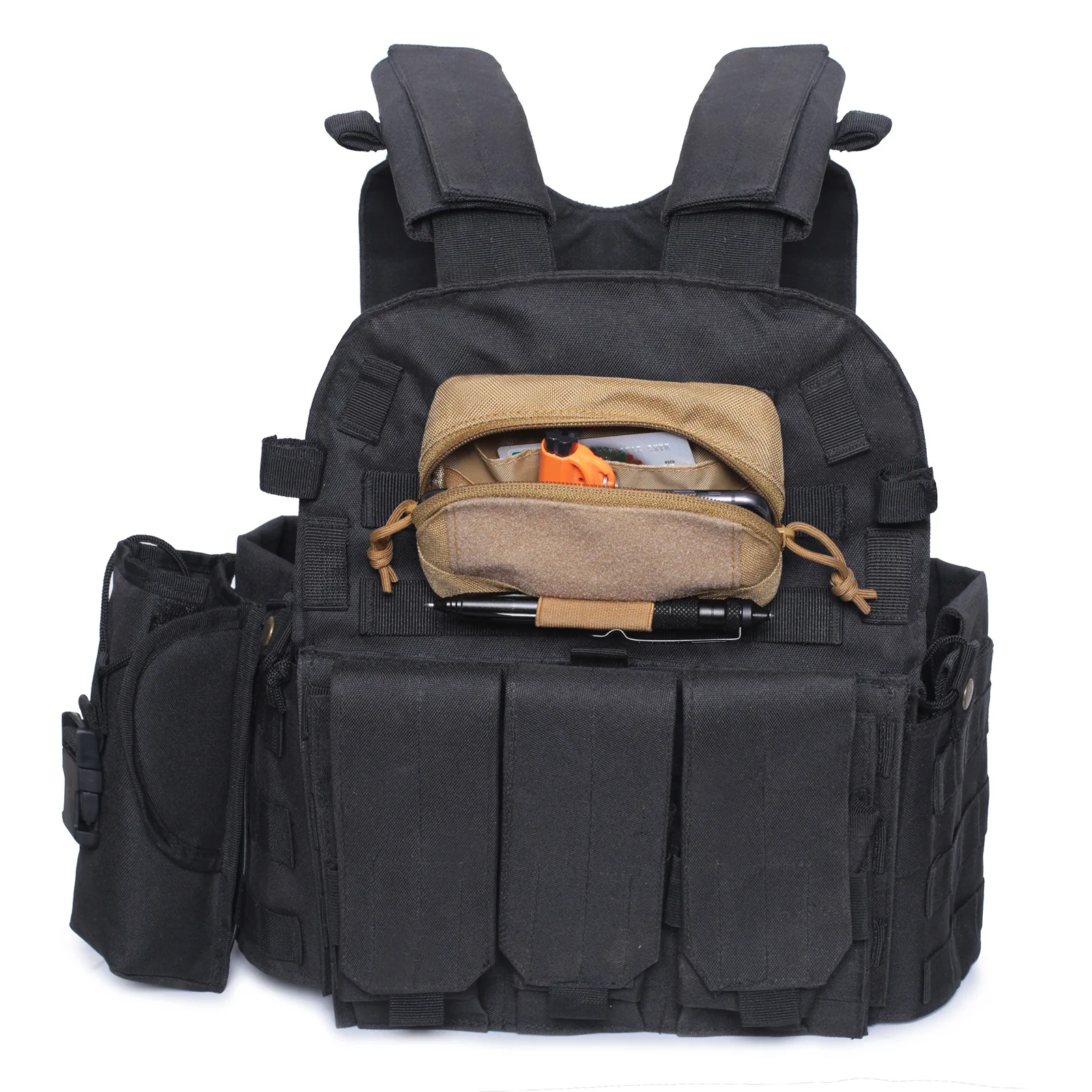 Tactical EDC Molle Bag Waist Bag Hunting Shooting Pocket Accessories Bag Medical First Aid Bag Running Bag Travel Camping Bag