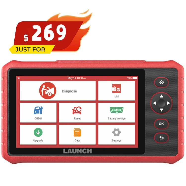 Professional Launch Crp909x Crp 909x Crp909e Obd2 Coder Code Reader For Car Multi Brand Auto Diagnose Scanner Tool