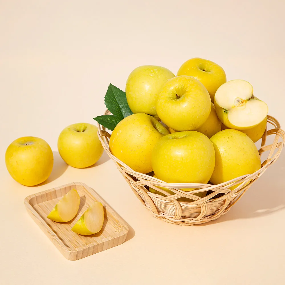 [The Joun] التفاح الذهبي شينانو عصير الذهب فواكه عشوائية 3 كجم