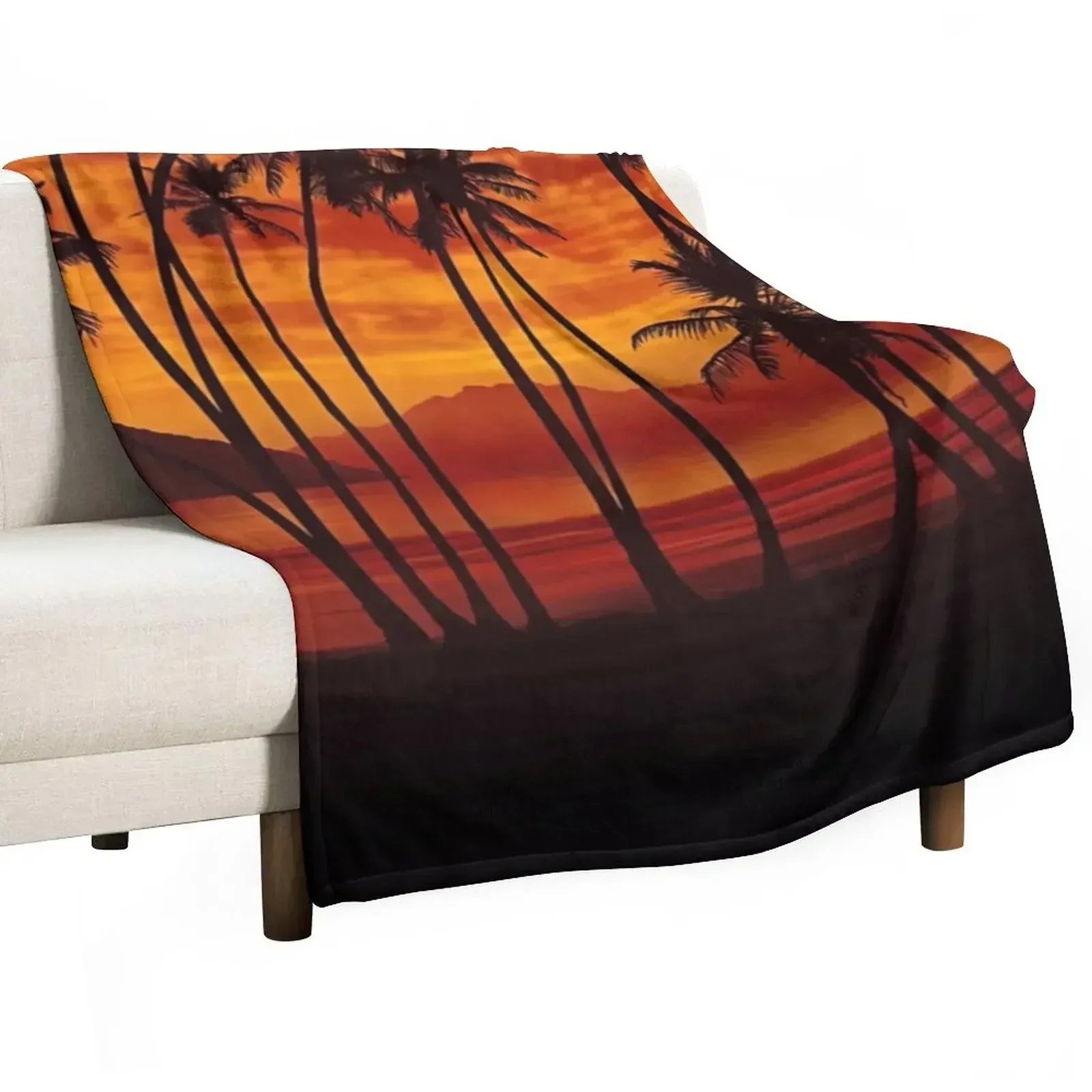 Every Dog Has An End (Scarface Office) Throw Blanket Beautifuls Summer Blankets