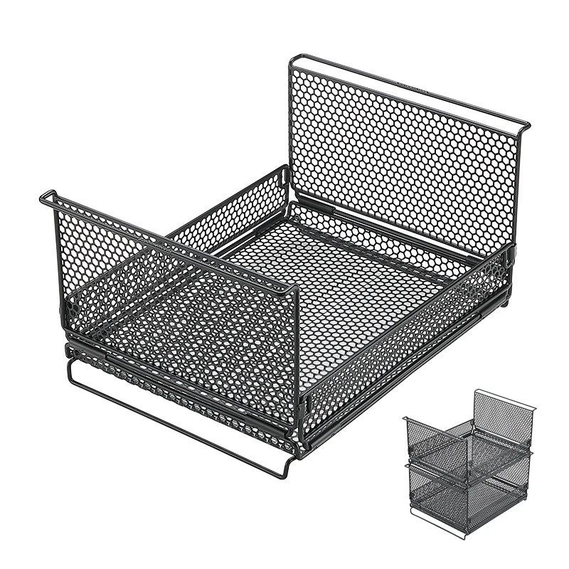 

CAMPINGMOON CK-23BF Durable Portable Picnic Condiment Utensil Organizer BBQ Grill Caddy with Holder Outdoor Storage Rack Basket