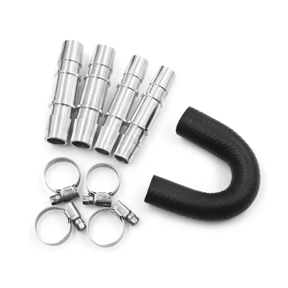 Aluminum Engine Heater Core Bypass Kit 626-001 5/8 Inch And 3/4 Inch Hose Kit Electrical Equipment Accessories