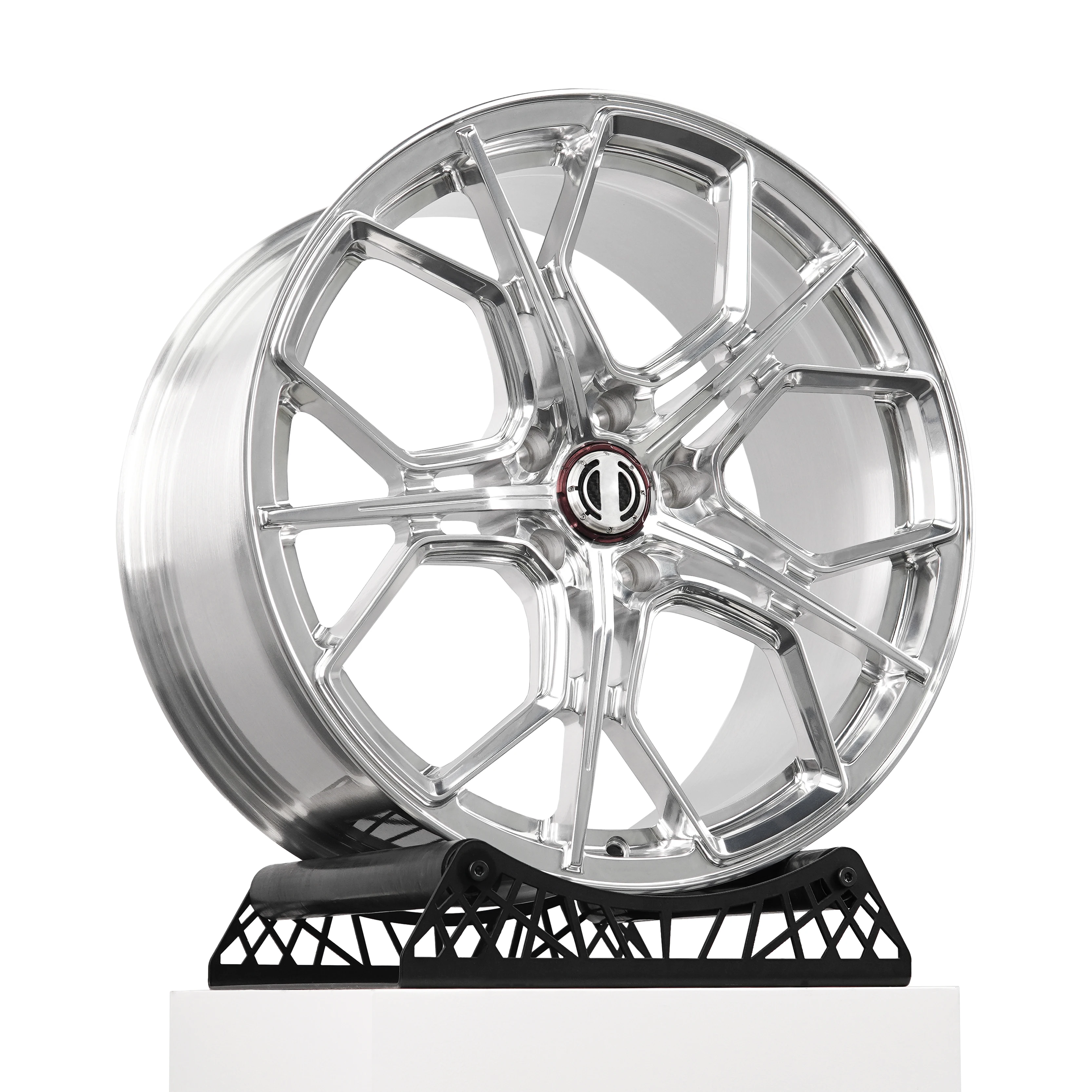 

Hot SalesLight Weight Alloy Forged Wheel Polished Rim Monoblock Passenger Car Hub for SF90 F8 Tributo 812 GTS ROMA 488 458 599 2