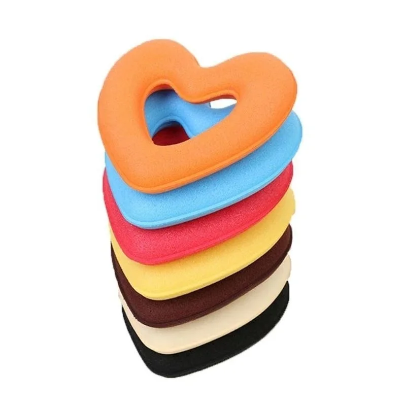 1Pc Hair Donut Bun Heart Maker Magic Foam Sponge Hair Styling Tool Princess Hairstyle Hair Bands Hair Accessories (Random Color)