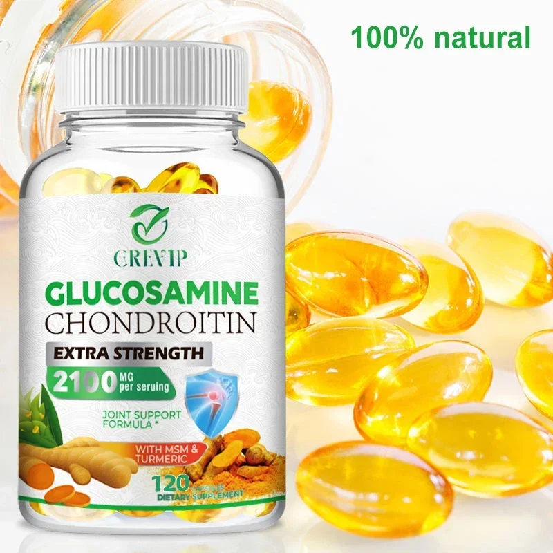 Glucosamine Chondroitin MSM Complex - Repairs Cartilage and Improves Back, Neck, Knee Joint Health, Mobility & Flexibility
