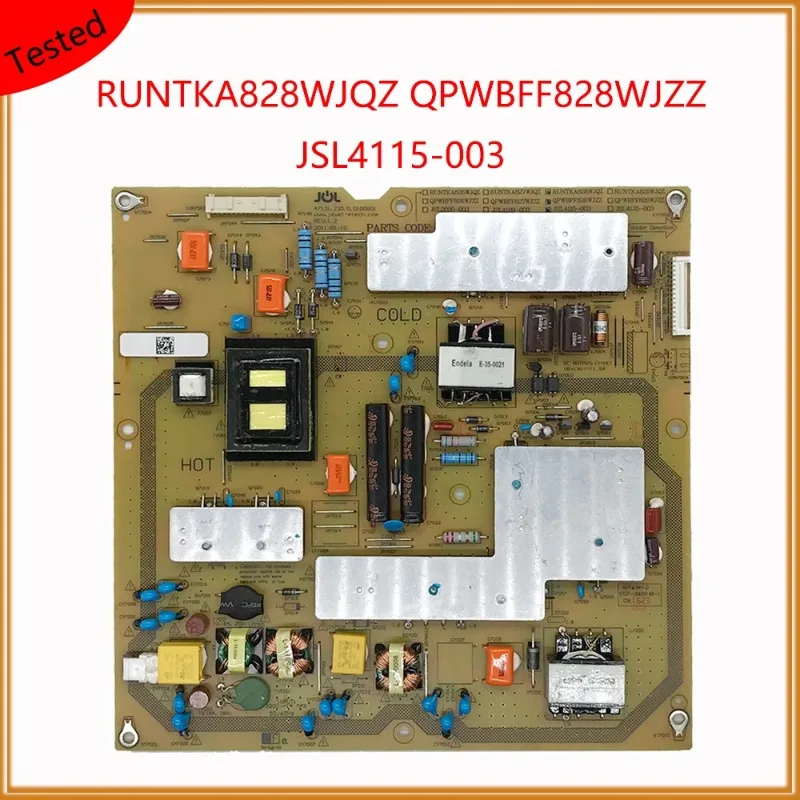 

RUNTKA828WJQZ QPWBFF828WJZZ JSL4115-003 Плата питания Профессиональное оборудование Оригинальная плата питания для телевизора