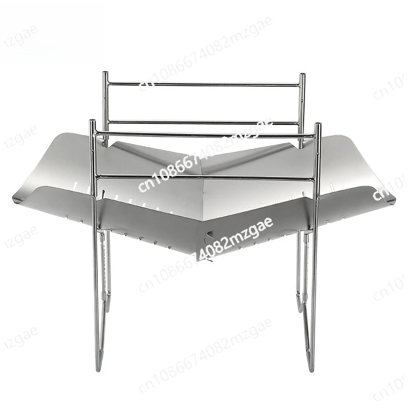 

SOLO-A4 Портативный складной incinerator для оборота на открытом воздухе, гриль для барбекю из нержавеющей стали на дровах для кемпинга