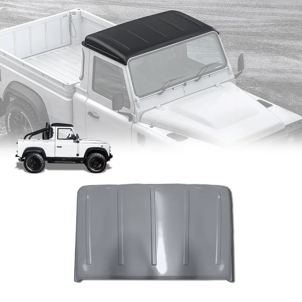 Car Accessories all Steel Top Roof Panel Assembly For Land Rover Defender 90 110 Pick Up TD4 TD5 Year 2005