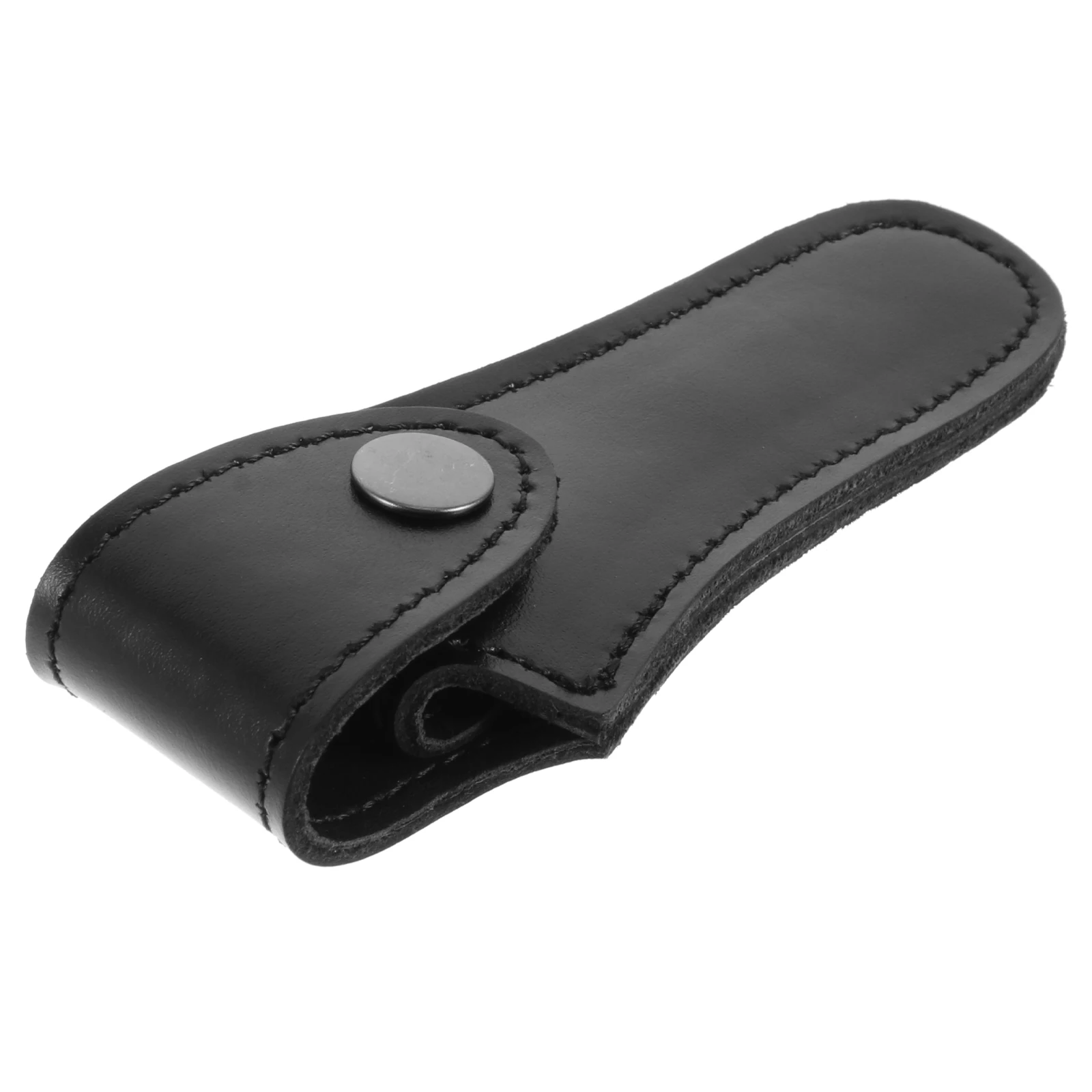 

Mouthpiece Protector Storage Bag for French Horn Saxophone Accessories Black Cowhide Lightweight Practical Non-slip Small Size