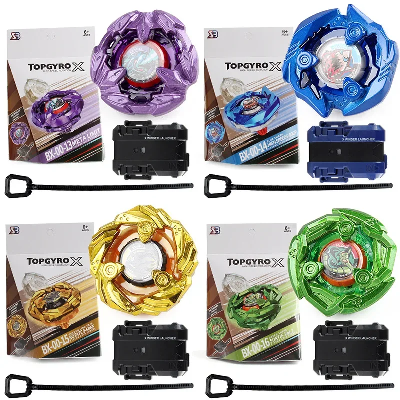 Burst Gyro X BX Heterochromatic Version Gyro Alloy Assembled Combat Gyro Toy with Launcher Takara Tomy Beyblade Fusion Metal
