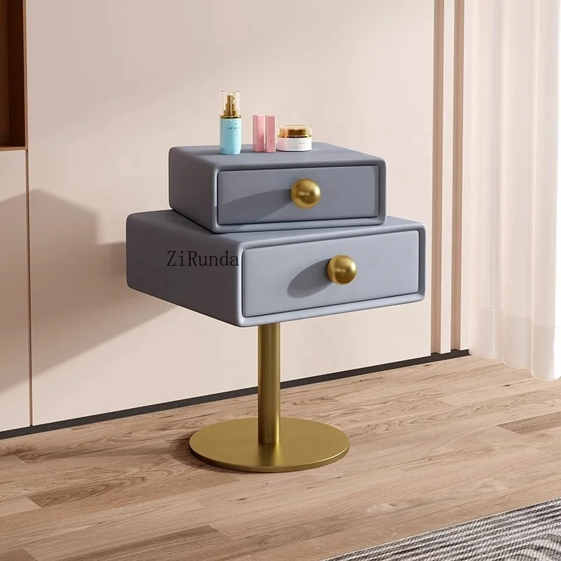 طاولة بجانب السرير ذكية متعددة الوظائف، طاولة بجانب السرير للأطفال بسيطة ومبتكرة وقابلة للدوران