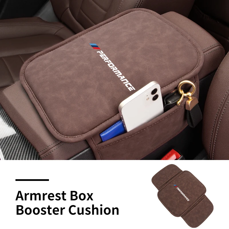 Car Arm Rest Pad Center Console Auto Armrest Box Protection Cover For BMW 1  3  5 Series X1 X4 X5 X7 G20 G38 F20 F39 F48 E46