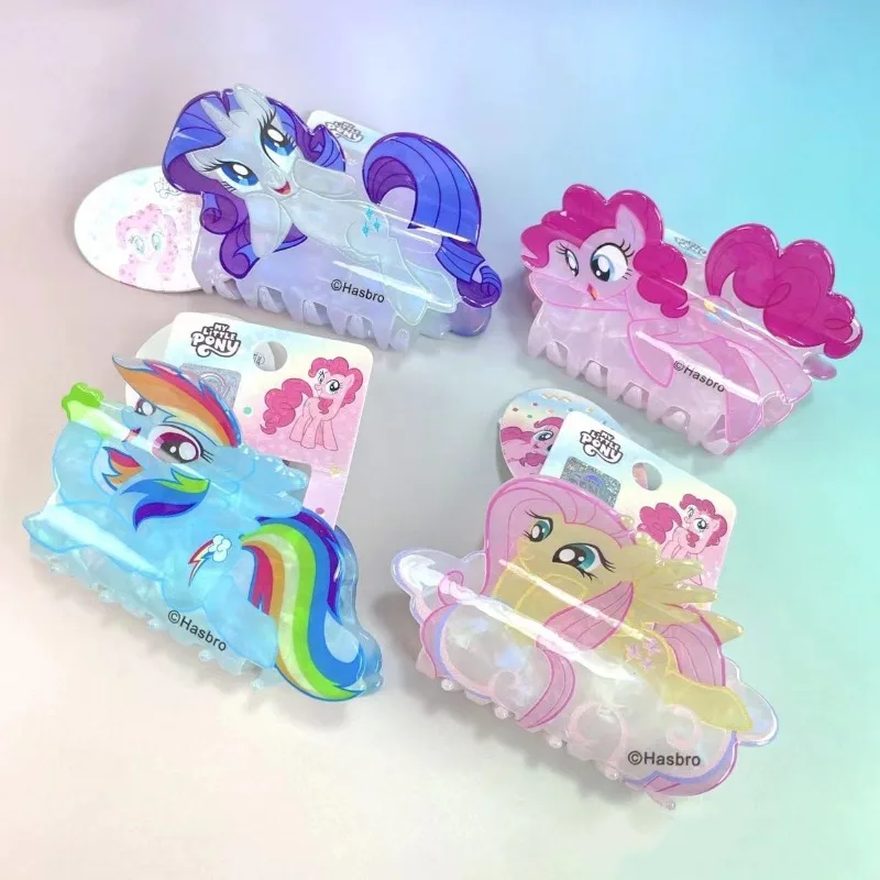 Neue Cartoon My Little Pony Hai-Haarklammern für Frauen Modische Haarspangen Stirnband Haarschmuck Geschenke